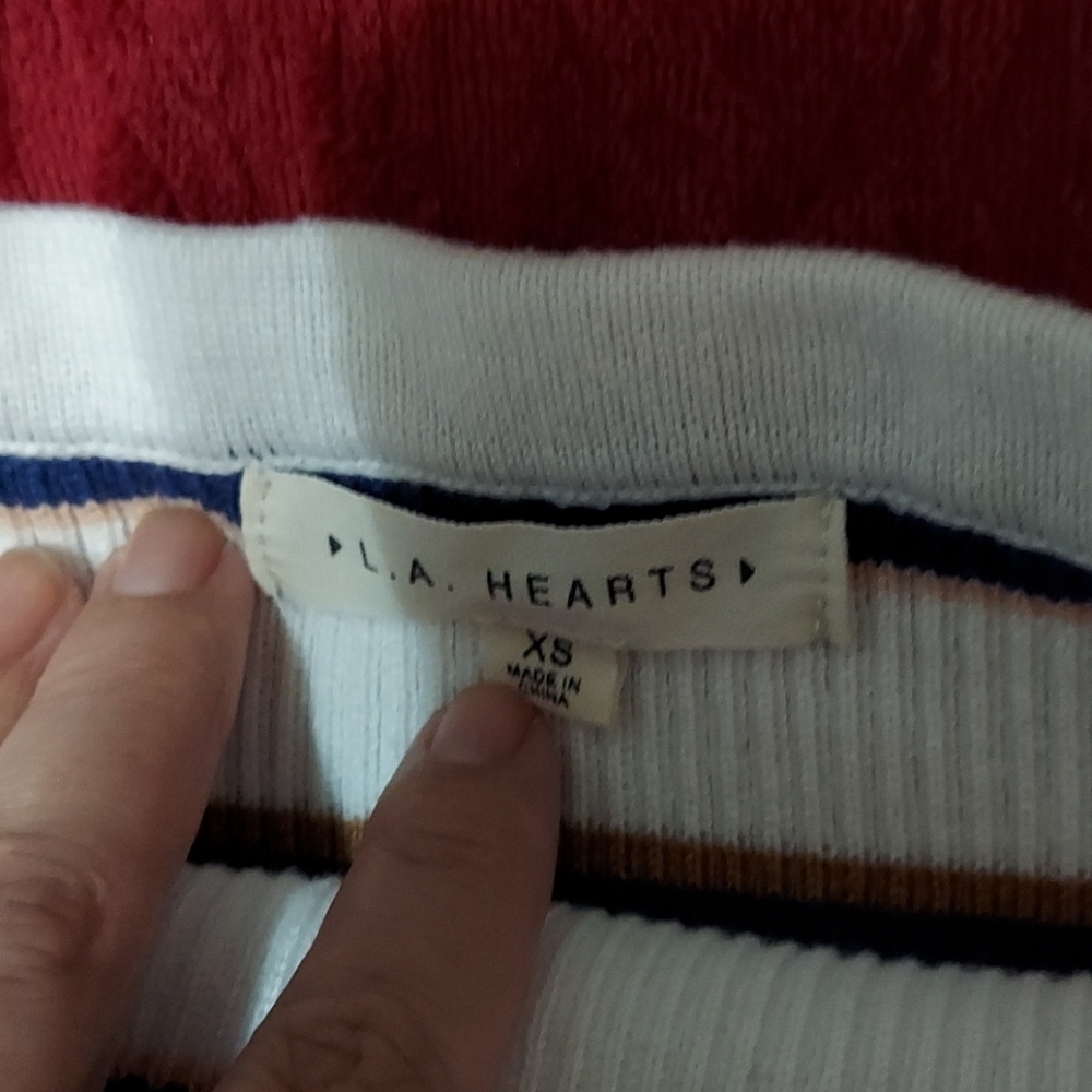 La Hearts Bodysuit Size XS - Picture 3 of 5